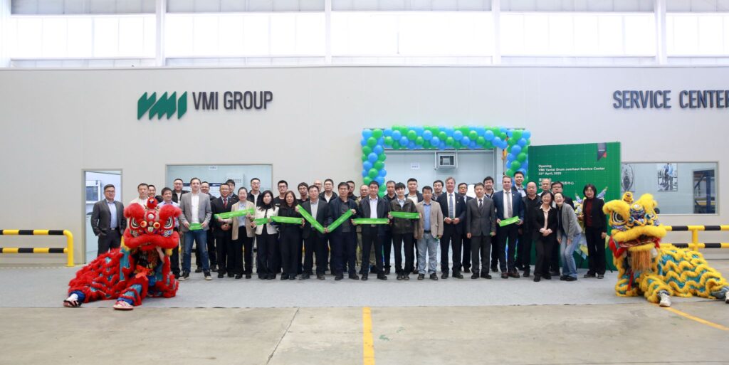 VMI Yantai opening drum overhaul service center